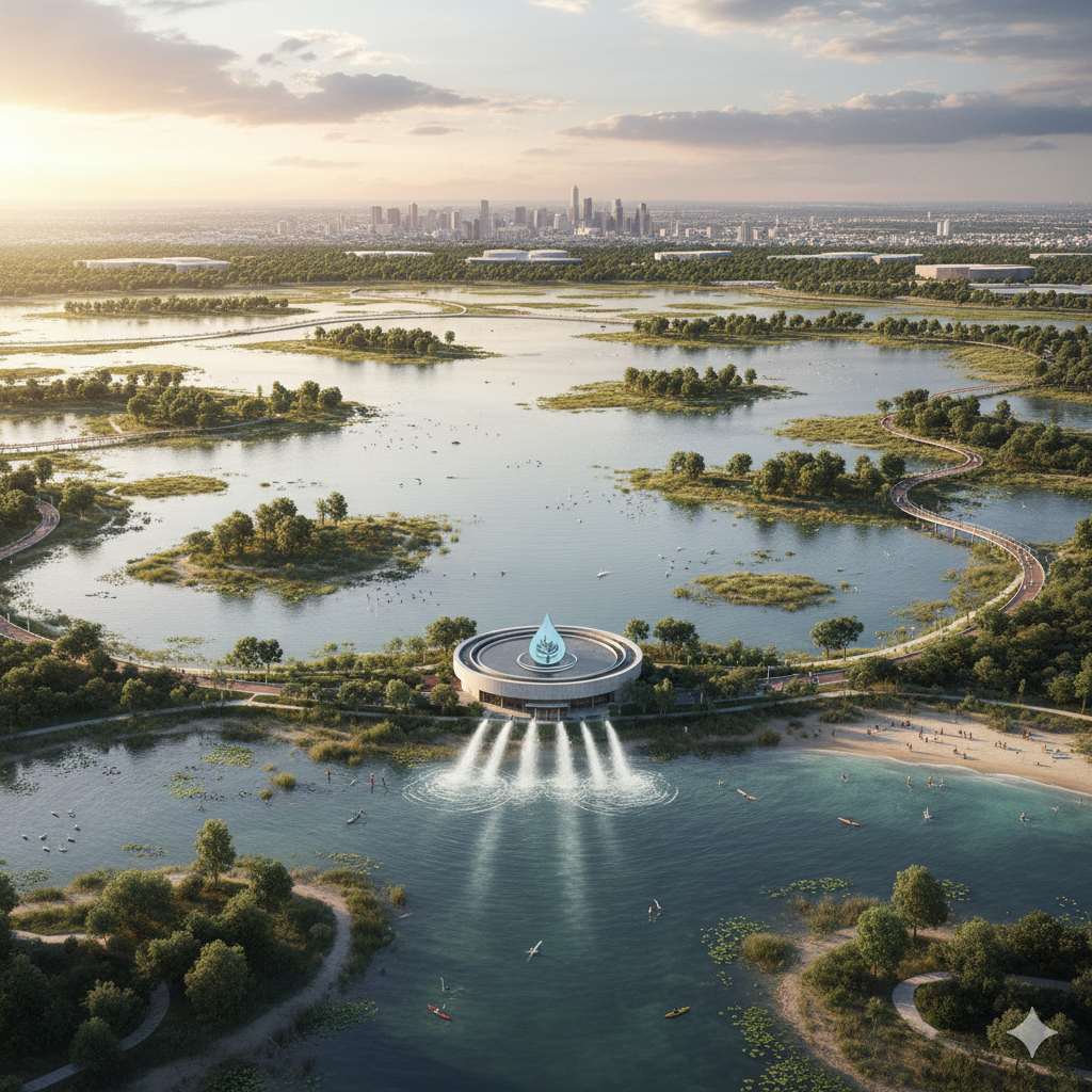 El Alma de los lagos en la Ciudad de México: El proyecto de una IA para nuestra metrópolis, sedienta e inundada