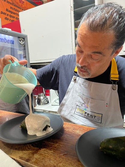 Market Tour Cooking Experience 2026 Mexico City: San Juan Market, Mezcal & Chiles en Nogada