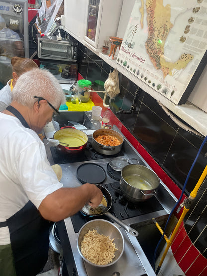 Market Tour Cooking Experience 2026 Mexico City: San Juan Market, Mezcal & Chiles en Nogada